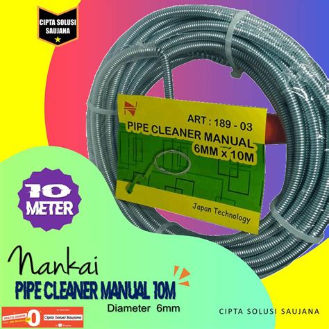 Mtr Pipe Cleaner Alat Pembersih Saluran Pipa Air Wc Wastafel Mampet