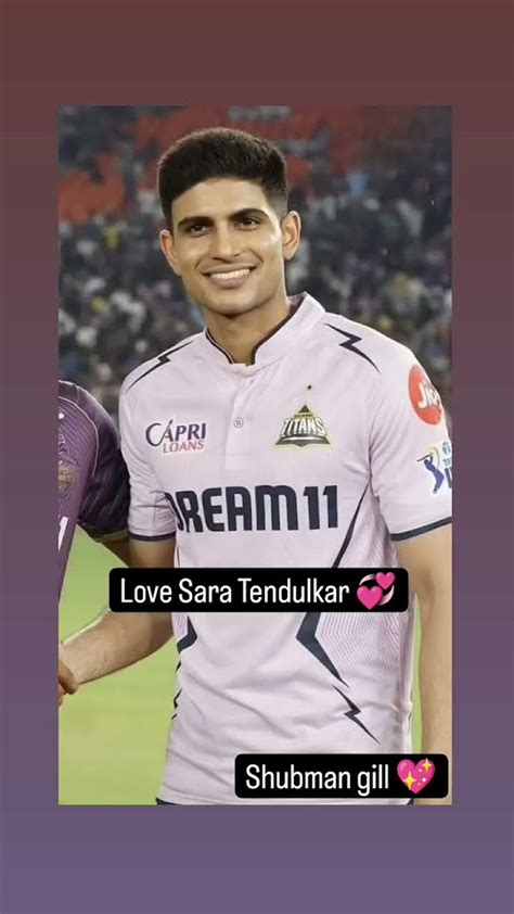 Shubman Gill Love Sachin Tendulkar Daughter 💕saratendulkar Shubmangill Sachintendulkar Viral