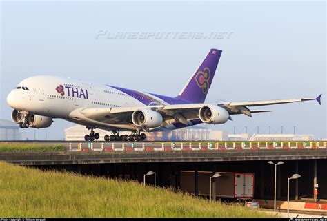 HS TUB Thai Airways Airbus A380 841 Photo By William Verguet ID