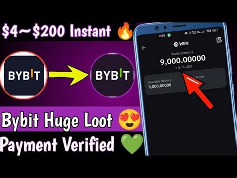 Instant Loot Offer 4 240 Profit Bybit Huge Loot Offer Wen