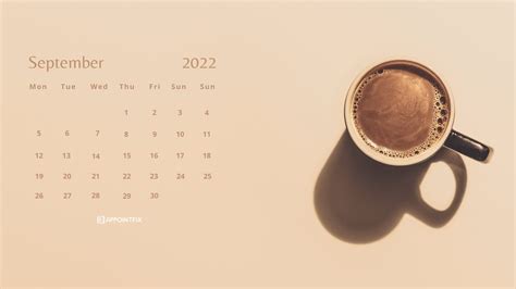 September 2022 Calendar Background