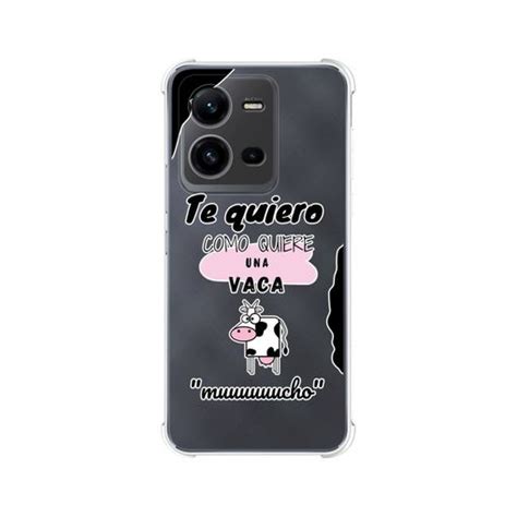 Funda Silicona Antigolpes Vivo X Lite G Dise O Vaca Dibujos Con