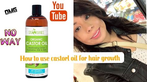 How To Use Castor Oil For Hair Growth Youtube