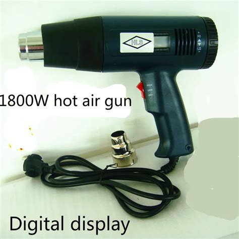 W Heat Air Gun Intelligent Industrial Grade LCD Digital Display Temperature Adjustable Hot