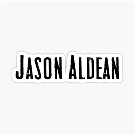 "Jason Aldean Logo" Sticker for Sale by Shannonmurray85 | Redbubble