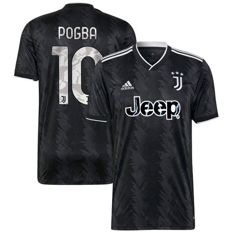 Juventus Away Jerseys 2022 2023 With Player Pogba 10 Printing