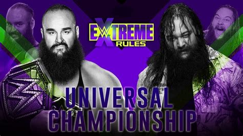 Braun Strowman Vs Bray Wyatt Swamp Fight Non Title Match Extreme