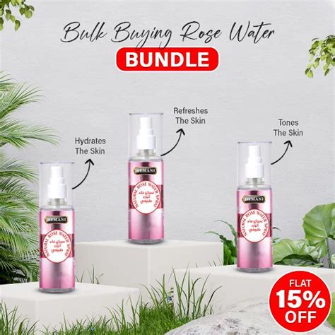 Bundle Pack Of 3 Herbal Rose Water Spray 120ml In Stock RS Bundle