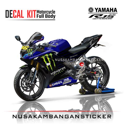 Decal Kit Sticker Yamaha R V Vva Livery Moto Gp Vr Rossi