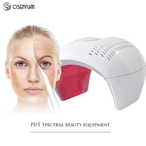 New Professional Photon Pdt Led Light Facial Mask Machine Colors Acne