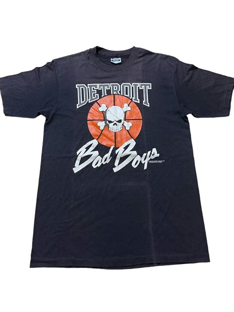 Vintage Vintage 80s Detroit Bad Boys Detroit Pistons T Shirt Ar216