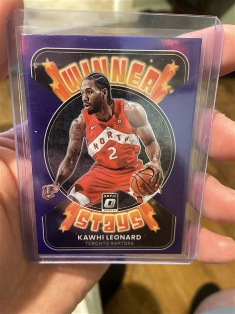 Donruss Optic Kawhi Leonard Winner Stays Purple Prizm