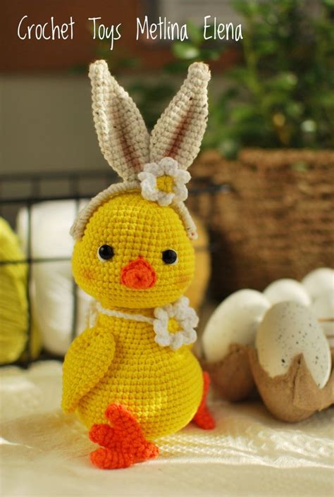 Crochet Pattern Chicken Pdf In Eng Easter Chicken Crochet Pattern Amigurumi Chicken Easter