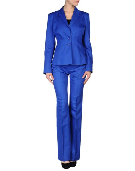 Versace Jeans Couture Womens Suit In Blue Bright Blue Lyst