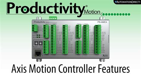 Productivity Amc Axis Motion Controller Features In Depth From