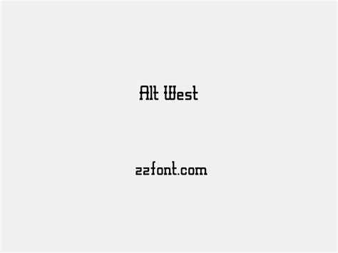 Alt West 众字网