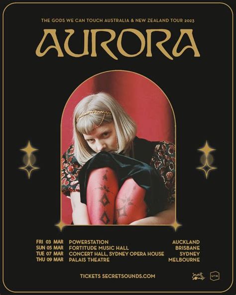 AURORA on Twitter: "🇦🇺🌟🇳🇿 Australia and New Zealand, I will be gracing ...