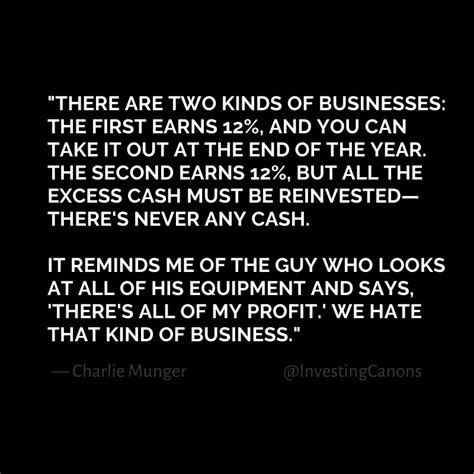 Investment Wisdom On Twitter Charlie Munger On 2 Kinds Of Businesses