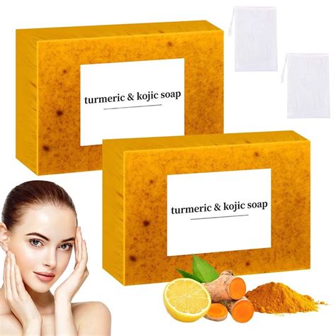 Honey Glow Lemon Turmeric Kojic Acid Soap Honey Lemon Kojic Soap Bar