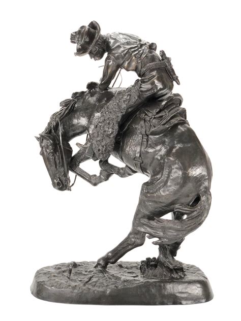 Lot Frederic Remington The Rattlesnake Bronze Sculpture