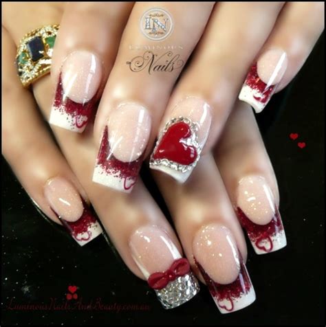 50 Best Valentines Day Nail Art Designs Pink Lover