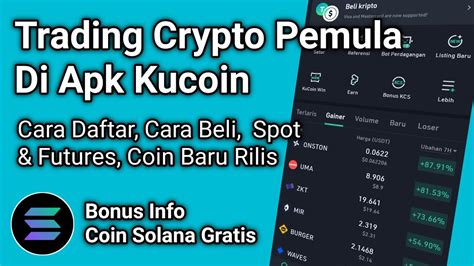 Info Coin Solana Gratis Cara Trading Crypto Untuk Pemula Di Kucoin