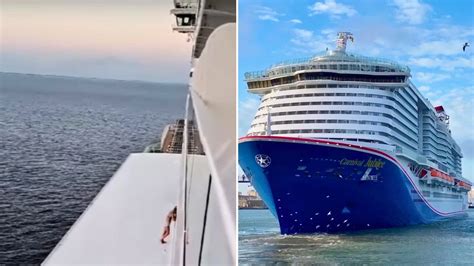 Carnival Cruise Passenger Captured Climbing Over Balcony