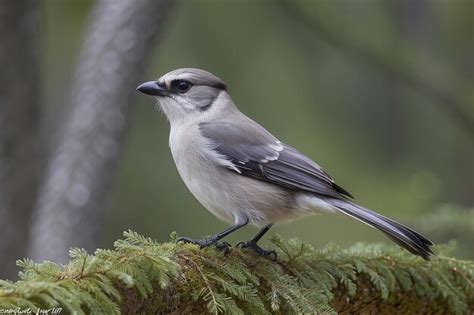 Premium Photo Canadian Grey Jay Perisoreus Canadensis Gray Jay