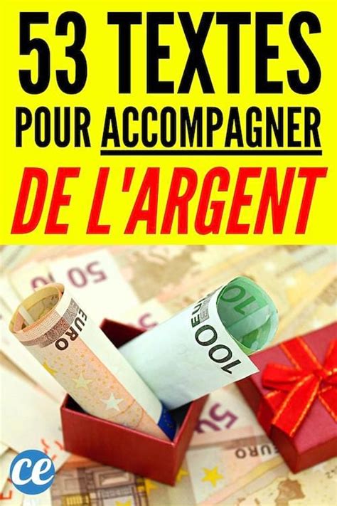 Messages Originaux Pour Accompagner De L Argent Ou Un Ch Que Cadeau