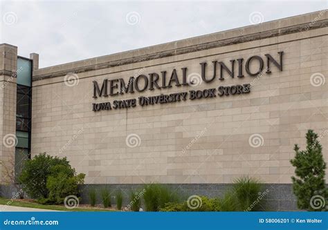 Memorial Union And Iowa State University Bookstore Editorial Photo ...