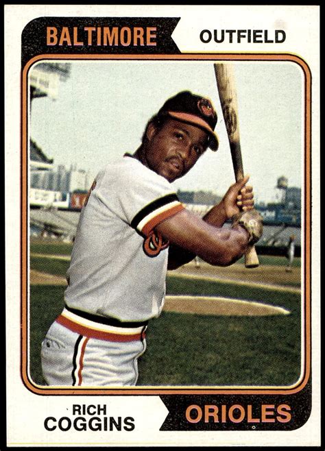 Amazon 1974 Topps 353 Rich Coggins Baltimore Orioles Baseball