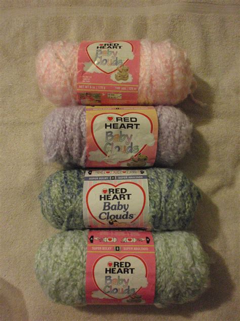 Discontinued Red Heart Baby Clouds Yarn 4 Skeins Available Etsy