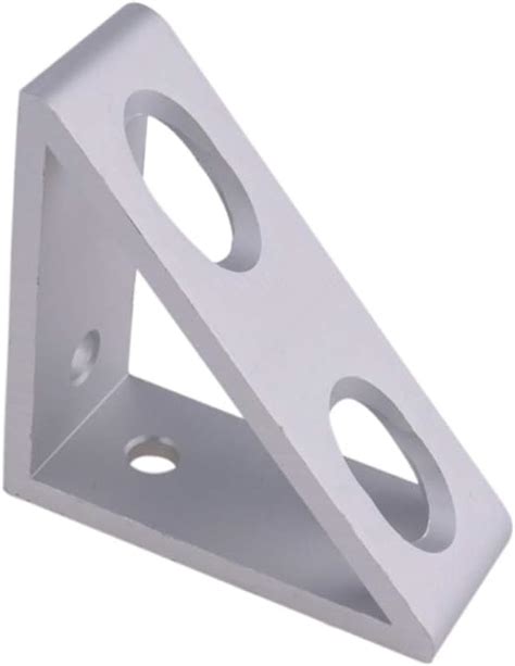 Boeray 2pcs Aluminum Alloy 4 Hole Inside Extrude Corner Gusset Bracket For Aluminum Extrusion