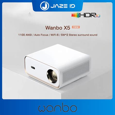 Jual Wanbo X5 Smart Projector Android 4K Proyektor Auto Focus 1100 ANSI