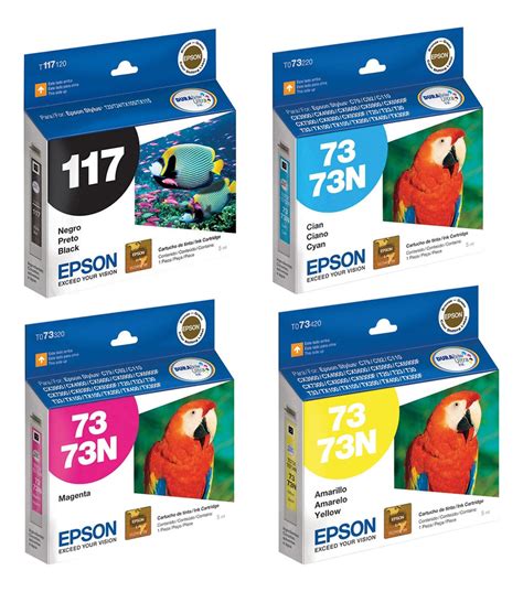 Cartuchos Epson 117 E 73 73n P Stylus T23 T24 Tx105 Tx115 Frete grátis