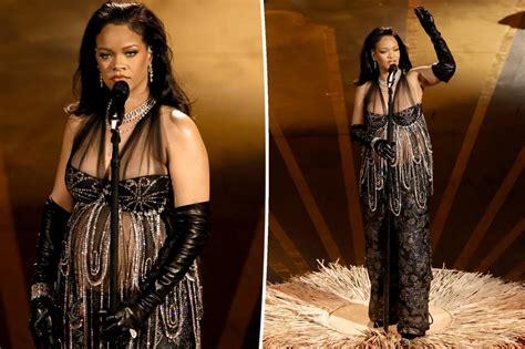 Rihannas Big Belly At The 2023 Oscars Celeb Jabber