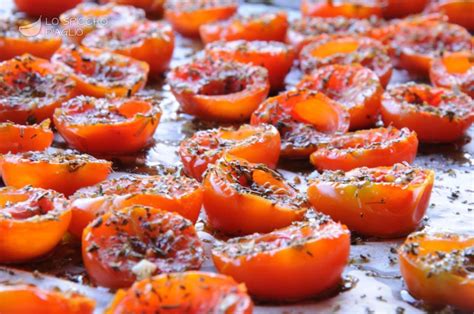 Ricetta Pomodorini Al Forno Le Ricette Dello Spicchio D Aglio