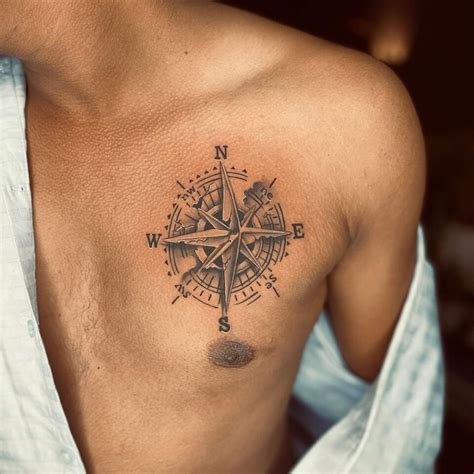 Aggregate More Than 78 Compass Tattoo Back Super Hot Vova Edu Vn