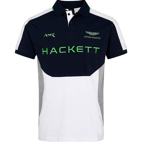 Hackett Amr Multi Short Sleeve Polo Blue Dressinn