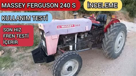 MASSEY FERGUSON 240 S Detaylı İnceleme Kullanım Testi YouTube