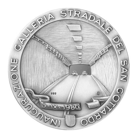 Medaglia Commemorativa Inaugurazione Della Galleria Del San Gottardo