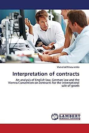 Amazon Interpretation Of Contracts An Analysis Of English Law