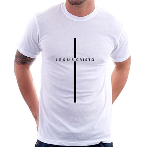 Camiseta Masculina Jesus Cristo Elo Produtos Especiais