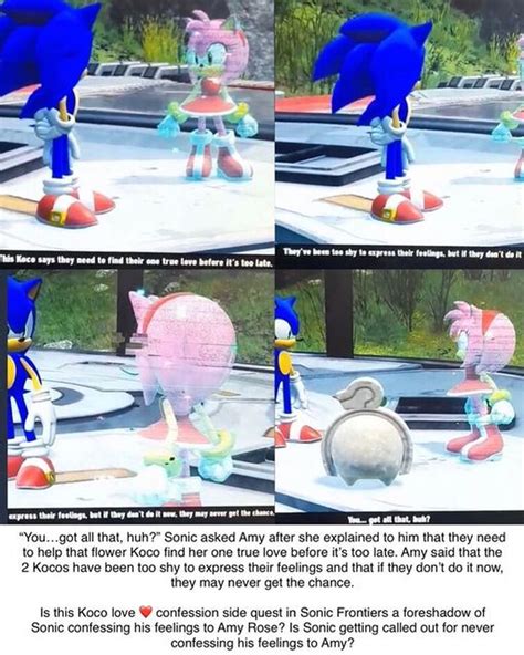 More Sonamy Speculation In Sonic Frontiers Fandom