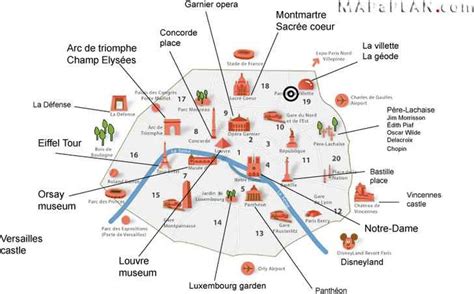 City guides and Travel ideas ...: What to do in Paris, France .. Map ...