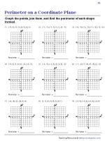 Perimeter On A Coordinate Plane Worksheets Answers