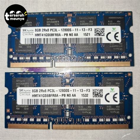 Jual RAM Laptop SK Hynix 8GB DDR3L 1600 PC3L 12800S Memory Sodimm DDR3