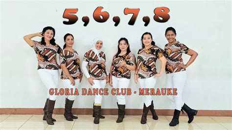 5 6 7 8 LINE DANCE Choreo CAECILIA MARIA FATRUAN GDC MERAUKE