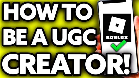 How To Be A Ugc Creator In Roblox Youtube