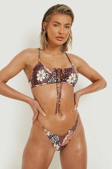 Leopard Print Bikinis Boohoo Us